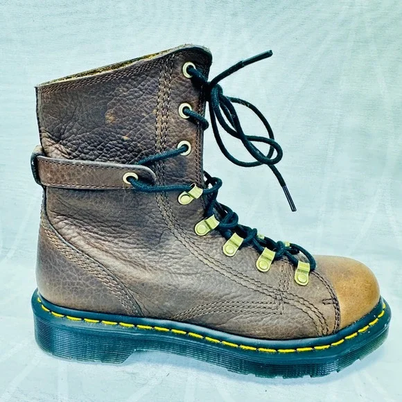 Martens Shoes Dr Martens Coraline Brown Leather Ankle